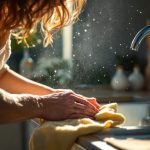 Limpieza suave de goma de lavadora sin químicos