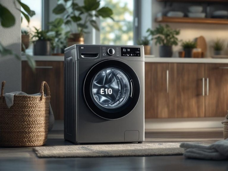 Significado y Solución Error E10 Lavadora AEG
